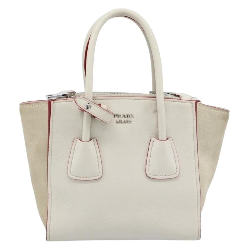 Prada Saffiano Galleria Handbag White